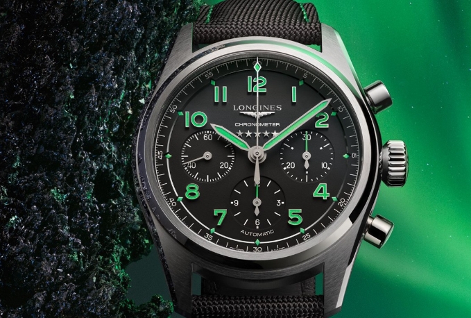 浪琴表推出Spirit Pioneer 42毫米鈦金屬無歷計時碼表（圖）