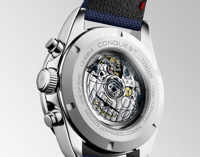 浪琴表推出康卡斯計(jì)時(shí)碼表馬爾科·奧德馬特限量版(圖) 浪琴表推出康卡斯計(jì)時(shí)碼表馬爾科·奧德馬特限量版(圖)